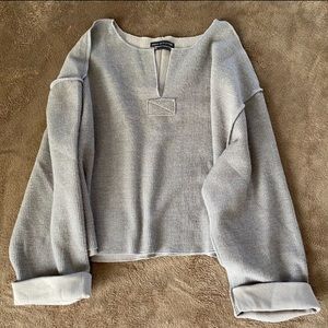 UO Long Sleeve Boxy Blouse